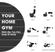 4Fizjo 80 Gymnastic Ball, 85 cm, Black
