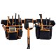 Bigstren 21862 Tool Belt, Black/Yellow