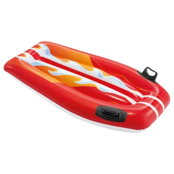 Intex 58165 RED Inflatable Swimming Board with Handles for Kids, Red