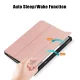 Lenovo Tab P11 Gen 2 (TB350FU) Trifold Stand PU Leather Hard Protective Cover Case, Rose Gold