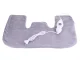 Electric Heating Pad / Cushion with Remote Control, 70W, 58x44cm, Grey