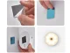 Self-Adhesive LED Night Light with Motion and Dusk Sensor, White