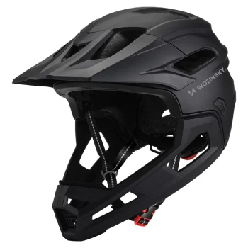Wozinsky Lightweight Full Face Bike Helmet L - Black