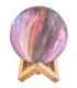 Decorative Night LED Lamp 3D Moon with Remote Control - 16 colors