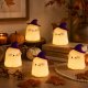 Silicone LED Night Light Ghost, RGB, Touch Control, Timer