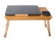 Bamboo Laptop Desk for Bed, Adjustable