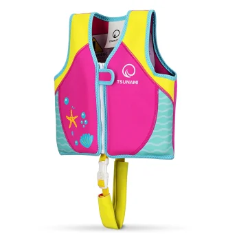 Kids Swim Vest 2-3 Years TSUNAMI, Pink