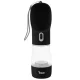 Purlov 3-in-1 Dog Travel Bottle with Water and Food Bowl