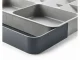 Expandable Kitchen Drawer Cutlery Organizer, Grey