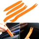 Car trim removal tool set, 4 pcs, orange