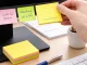 Lined Sticky Notes 76 x 76 mm, 100 Sheets, Assorted Colors