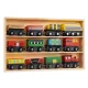 Kruzzel Wooden Magnetic Train Set, 12 Pieces