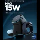 Spigen Essential EF223MS 3-in-1 Qi2 Wireless Charger - Black