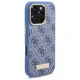 Guess iPhone 16 Pro Max Case 4G Logo Plate MagSafe, Blue