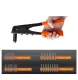 Hand Riveter Gun with 4 Nozzles and 36 Rivets, 2.4-4.8 mm
