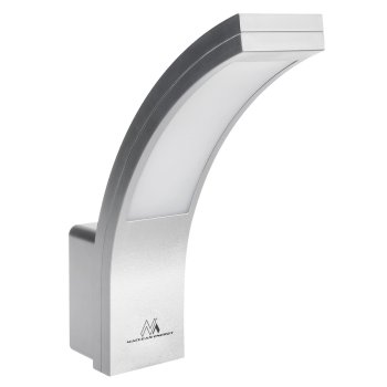 Maclean MCE343 S LED Facade Lamp, 10W, 800lm, IP54, Silver