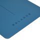 Balance Non-Slip Rubber Gymnastic Fitness Yoga Mat 185x68x0.4cm, Blue