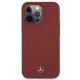 Mercedes Silicone Case for iPhone 13 Pro Max Red