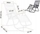 Sofotel ChillWell Folding Garden Loungers, Set of 2 Pcs