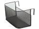 Hanging Metal Organizer Basket for Doors and Shelves, Black