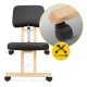 Ergonomiška klūpėjimo kėdė 4FIZJO PURE, juoda