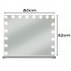Hollywood Vanity Mirror with Lights Soulima 25808, Large 80x62cm LED Makeup Mirror
