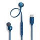 JBL Tune 310C ausīs ievietojamās USB‑C austiņas (zilas)