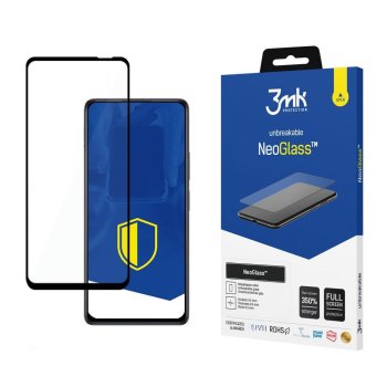 Xiaomi Redmi Note 10 Pro Black 3MK Neo Glass Unbreakable Hybrid Fullscreen Protector