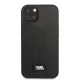 Karl Lagerfeld Saffiano Plaque Case for iPhone 13 mini, Black
