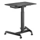 Maclean MC-903B Ergonomic Laptop Desk, Adjustable Height, Black