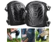 Protective Work Knee Pads for Construction and Gardening, Black