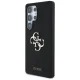 Guess Silicone Big 4G Logo Bottom Script Case for Samsung Galaxy S25 Ultra, Black