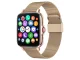 Sport Smartwatch with Bluetooth Calling, Rubber Strap, Gold