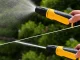 Garden Spray Gun with Adjustable Stream and Connectors, Yellow/Black