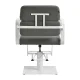 Hairdressing Chair Gabbiano Porto, Grey with White Base