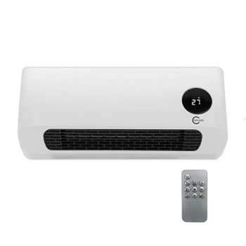 Fan Electric Heater with Remote Control, 1000W/2000W