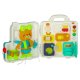 Montessori Busy Board Suitcase with Bear, Lights & Sounds