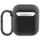 BMW AirPods 1 / 2 Case Carbon Double Metal Logo, Black