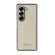 Guess 4G Glitter Script Case for Samsung Galaxy Z Fold 6 Gold