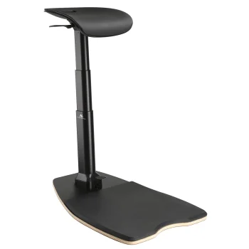Maclean MC-872 Ergonomic Office Chair with Anti-Fatigue Mat, Black