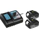 Makita DDF489RTJ 18V LXT Cordless Drill Driver (2x 5.0 Ah, Makpac)