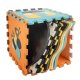 Kids Foam Floor Puzzle Mat Multicolor Animals - 25 pcs