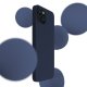 3mk Silicone Case for Apple iPhone 15, Navy Blue
