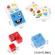 Play cubes / blocks with cards for children with pictures of emotions, game