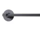 Wall-Mounted Hanger for Slippers and Towels, Matte Black