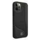 Mercedes iPhone 12 Pro Max Case Perforated Area, Black
