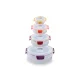 Food Container Set Joseph Joseph Nest Lock 8-Piece, Multi-Colour
