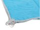 Large Beach and Picnic Mesh Mat, Waterproof, 200x150 cm, Blue