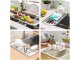 Telescopic Over-the-Sink Dish, Fruit and Vegetable Drainer, White