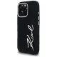 Karl Lagerfeld iPhone 16 Pro Case Signature Denim MagSafe - Black